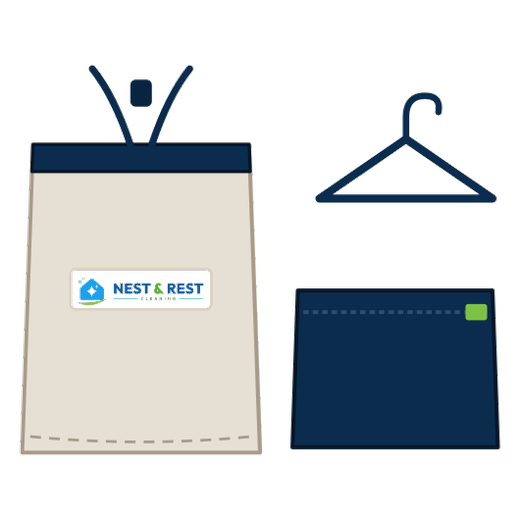 Threshold kit: shoe bag, hanger and glove case